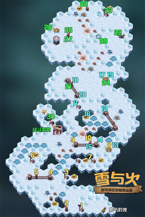 剑与远征雪与火懒人通关攻略
